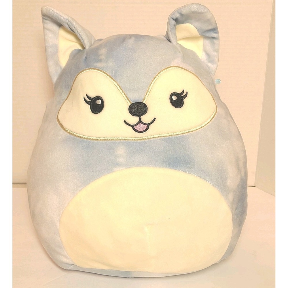 Squishmallow Faldette The Blue Tie Dye Fox Plush 12" Stuffed Animal Toy Kellytoy